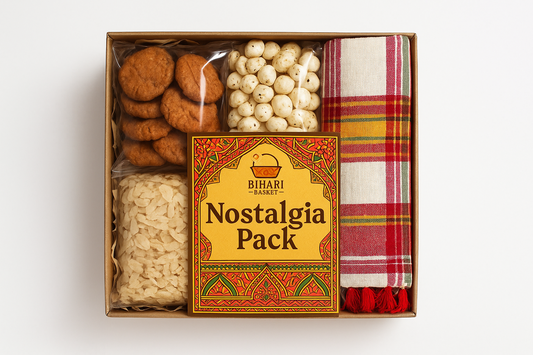 Nostalgia Pack (Thekua, Makhana, Chura, Gamcha)